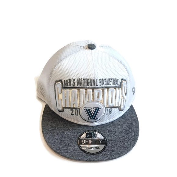 9Fifty New Era 2018 Champions Villanova Wildcats Snapback Mesh Trucker Hat Cap - Picture 1 of 6
